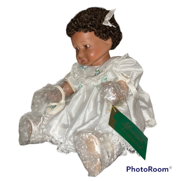 The Home Shopping Club Toys Vintage African American Porcelain Doll